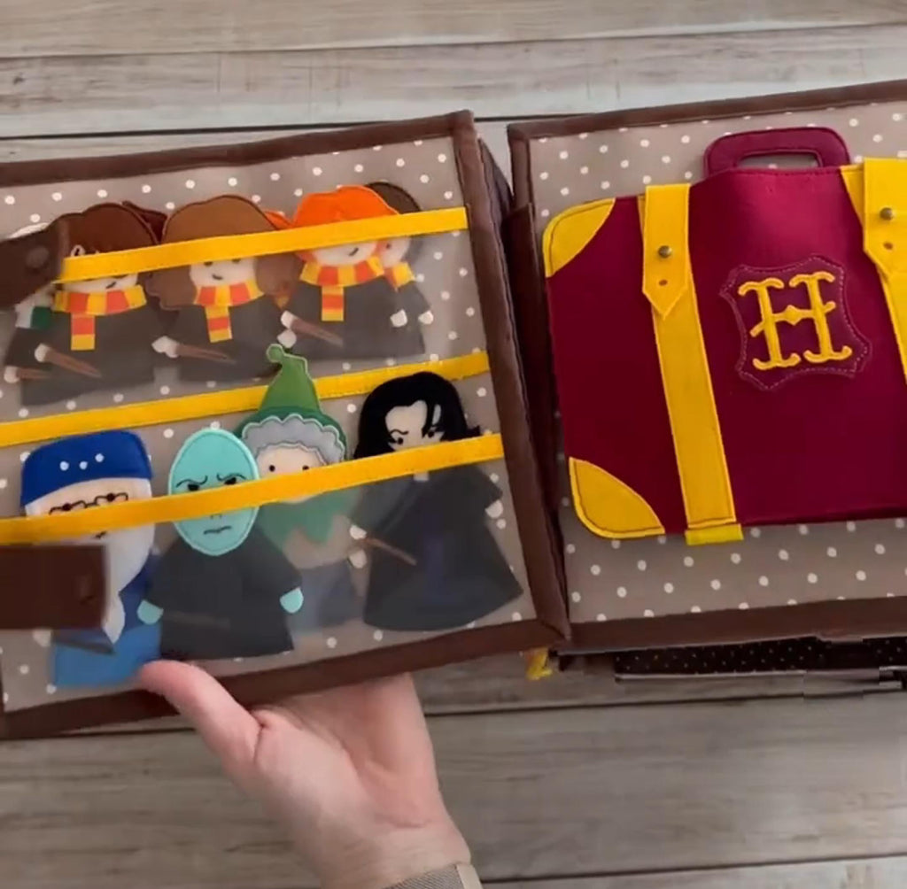 ✨ Harry Potter Quiet Book – A Magical Learning Adventure ✨