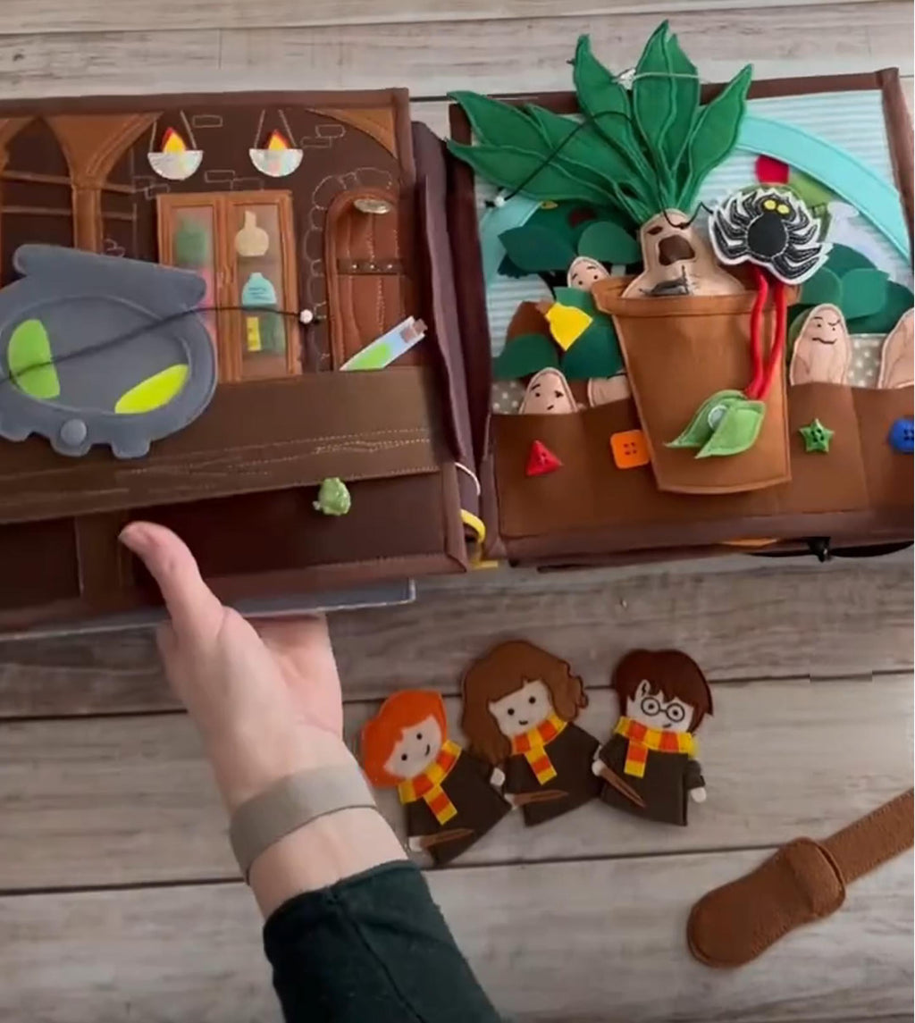 ✨ Harry Potter Quiet Book – A Magical Learning Adventure ✨